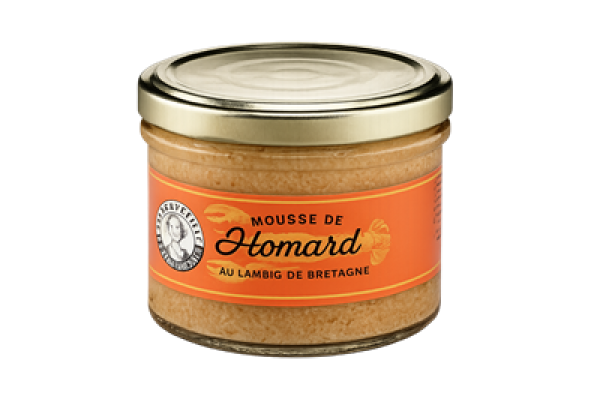 Hummermousse mit Lambig im Glas – bretonische Feinkost